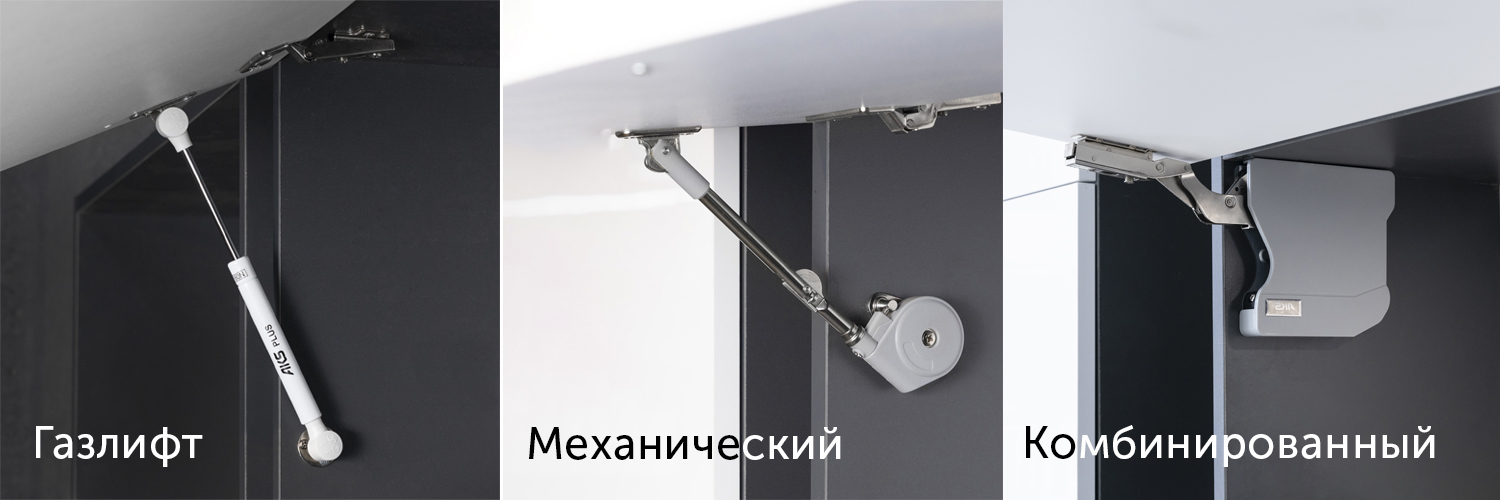 Три основные группы подъемных механизмов