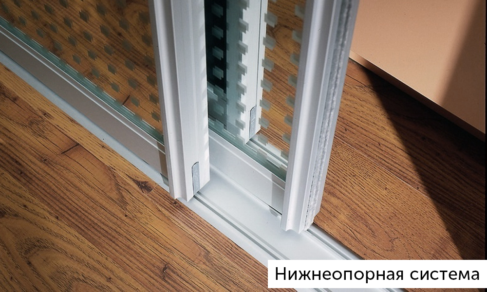 Нижнеопорные системы (т.е. с опорой на нижние рельсы)